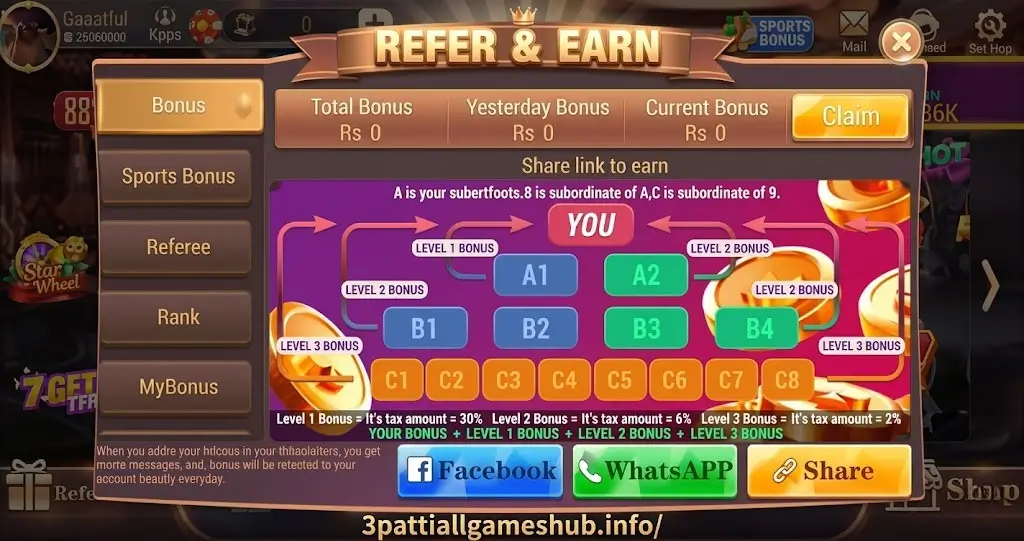 3-patti-world -refer-&-earn