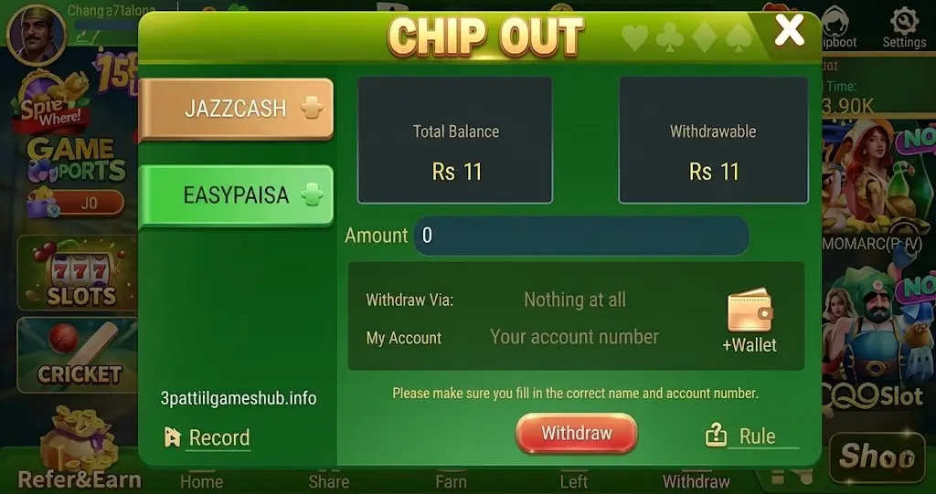 refer and earn 3 patti boss