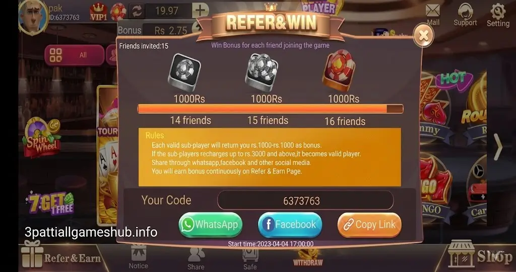 3-patti-Bestbet-refer-&-earn