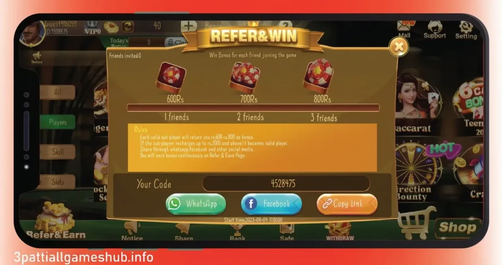 ludo-bonus-refer-&-earn